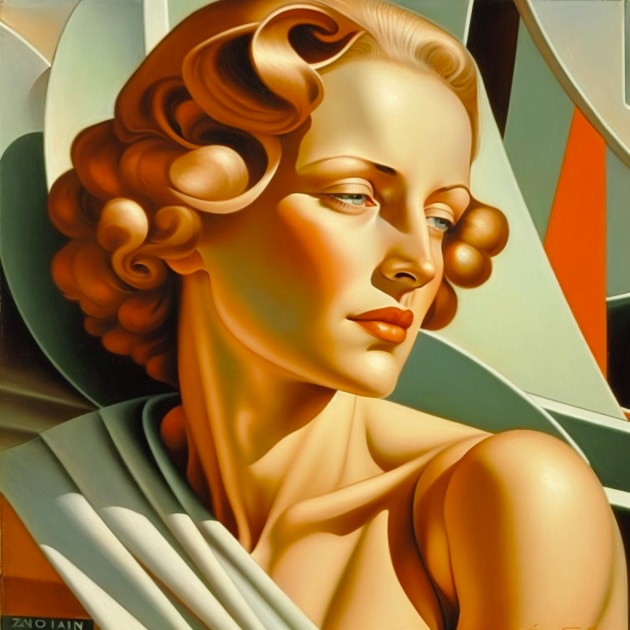 nami-art-style-of-tamara-de-lempicka