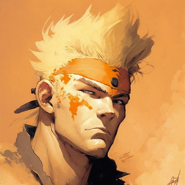 naruto-uzumaki-art-style-of-frank-frazetta