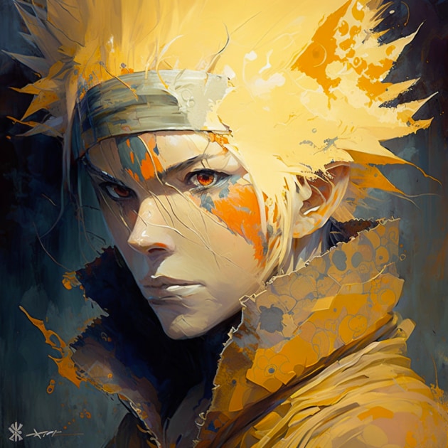 naruto-uzumaki-art-style-of-karol-bak