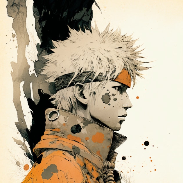 naruto-uzumaki-art-style-of-sergio-toppi