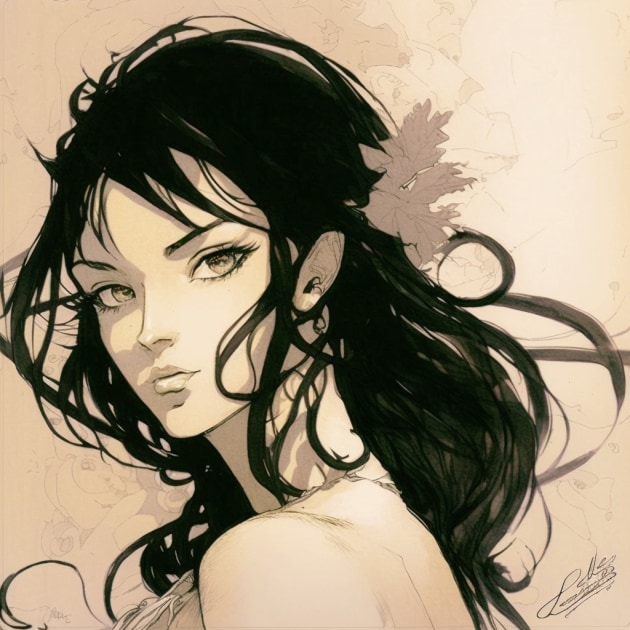 nico-robin-art-style-of-claire-wendling