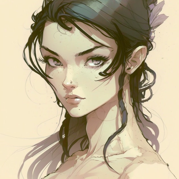 nico-robin-art-style-of-claire-wendling