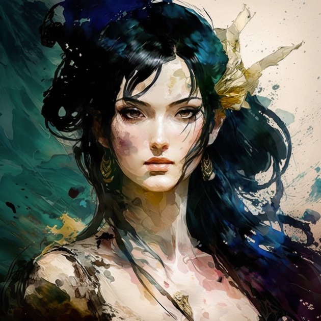 nico-robin-art-style-of-hans-makart