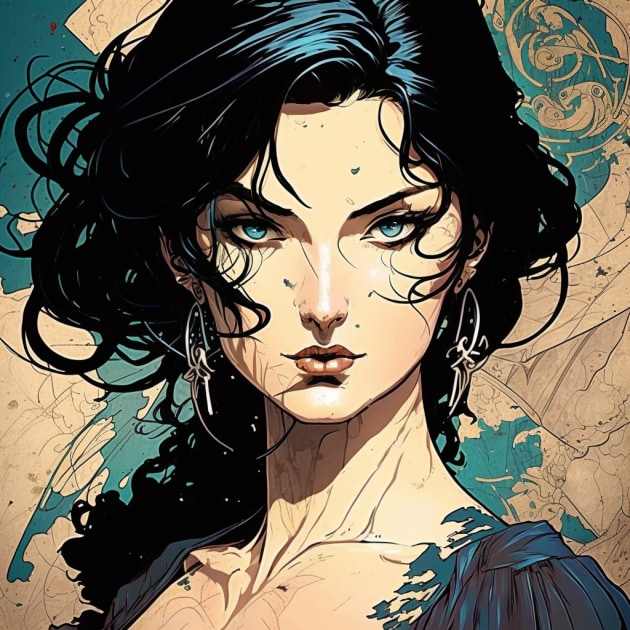 nico-robin-art-style-of-heinrich-kley