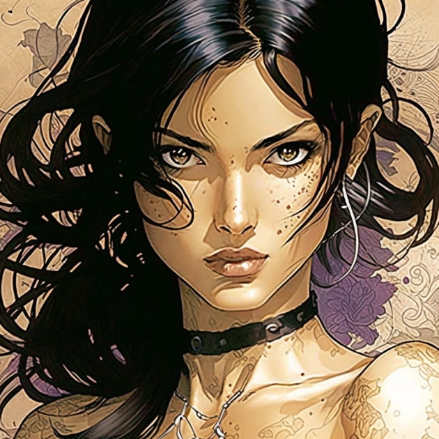 Nico Robin in the Art Style of Jim Lee