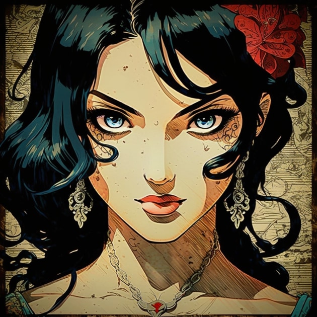 nico-robin-art-style-of-utagawa-kuniyoshi