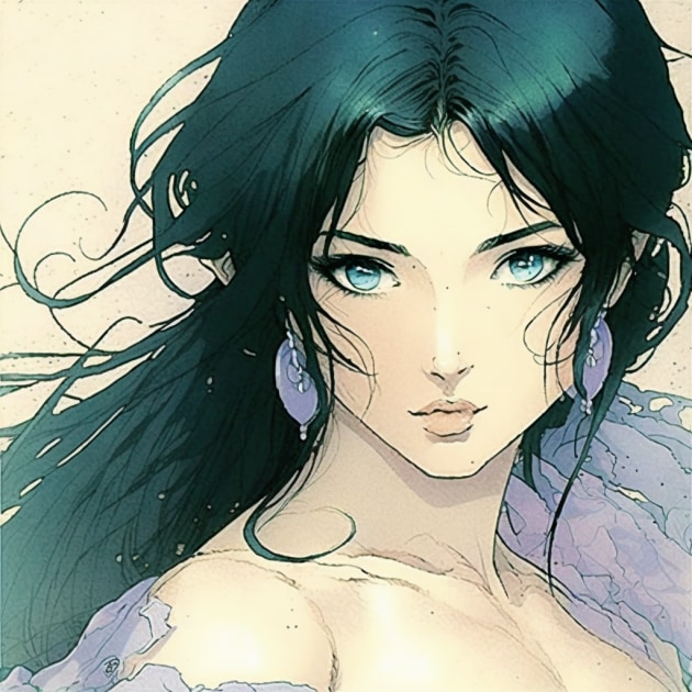 nico-robin-art-style-of-warwick-goble