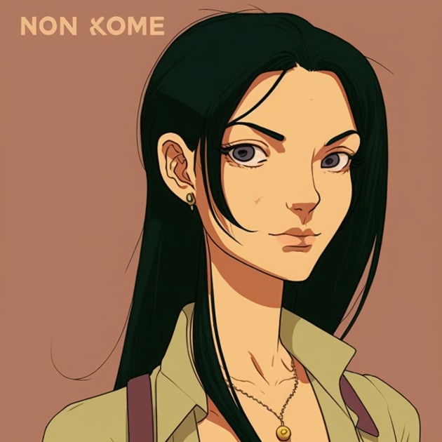 nico-robin-art-style-of-adrian-tomine