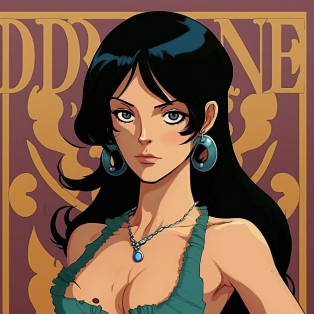 nico-robin-art-style-of-diane-dillon