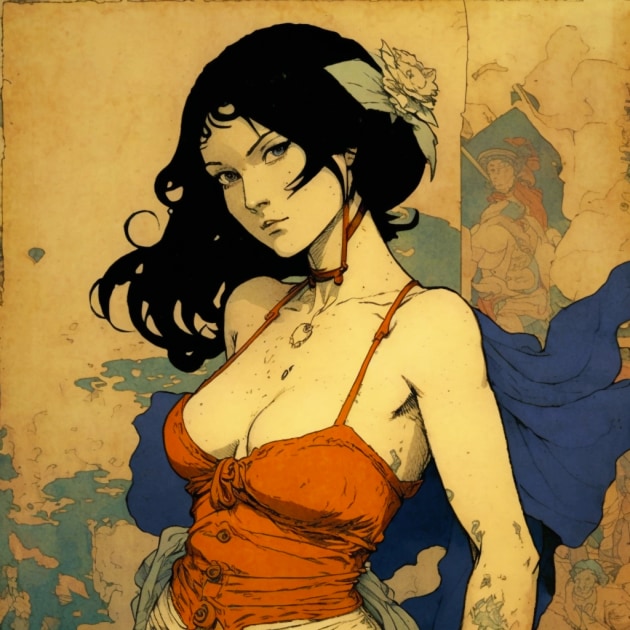 nico-robin-art-style-of-edmund-dulac