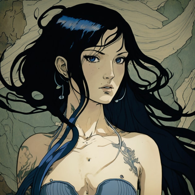 nico-robin-art-style-of-john-bauer