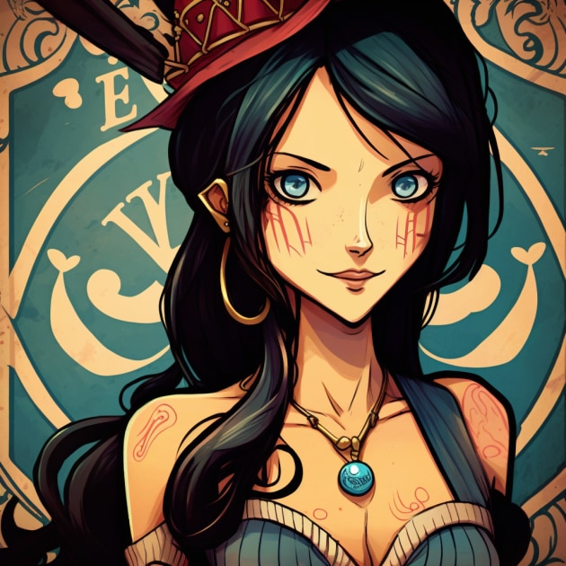 nico-robin-art-style-of-kelly-vivanco