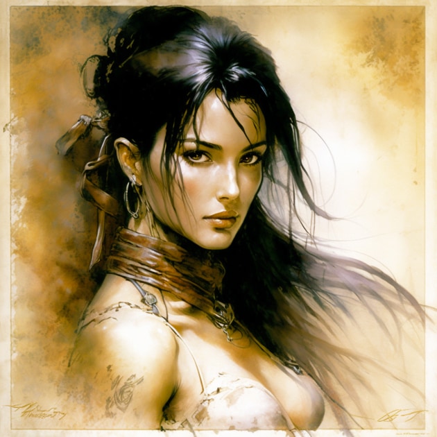 nico-robin-art-style-of-luis-royo