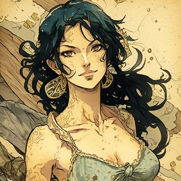 nico-robin-art-style-of-rebecca-guay