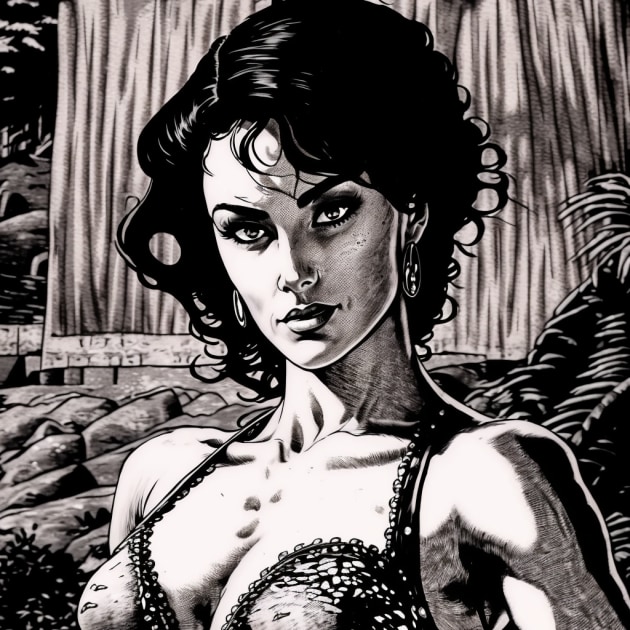 nico-robin-art-style-of-virgil-finlay