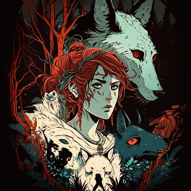 princess-mononoke-art-style-of-becky-cloonan