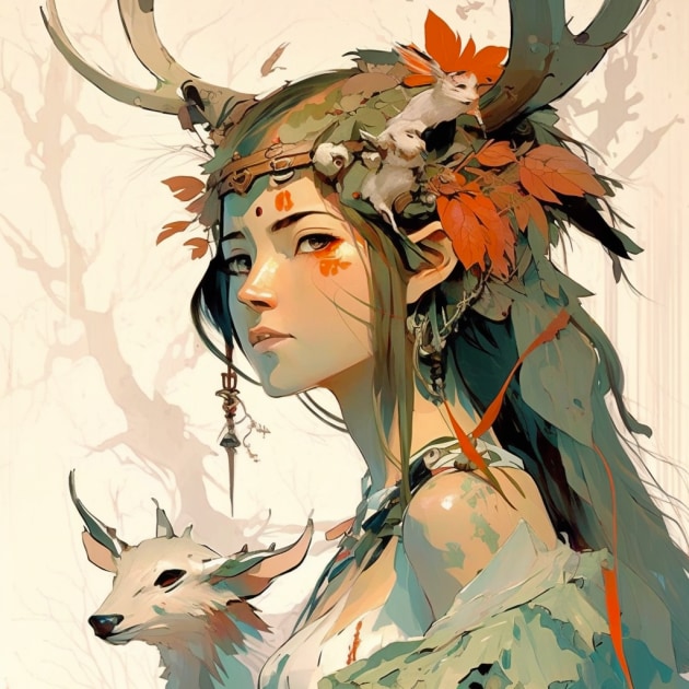 princess-mononoke-art-style-of-greg-tocchini