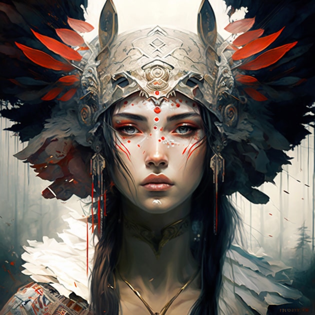 princess-mononoke-art-style-of-karol-bak