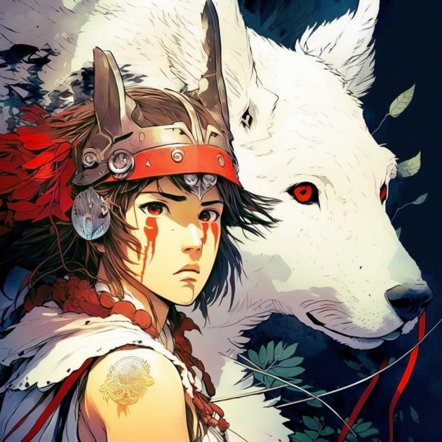 princess-mononoke-art-style-of-katsuhiro-otomo