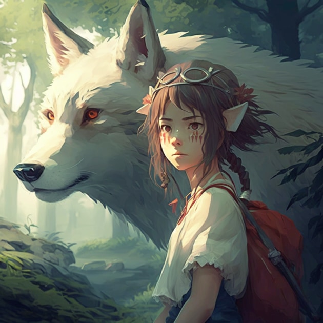 princess-mononoke-art-style-of-makoto-shinkai