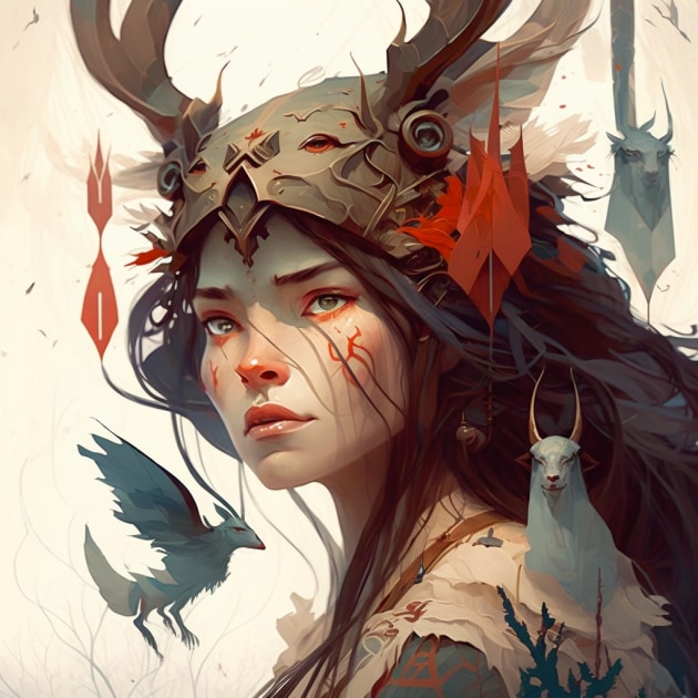 princess-mononoke-art-style-of-peter-mohrbacher