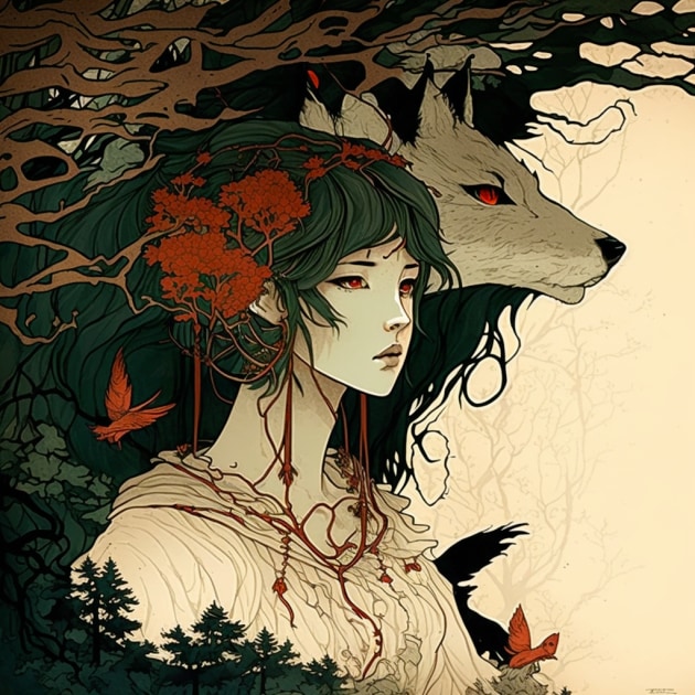 princess-mononoke-art-style-of-takato-yamamoto