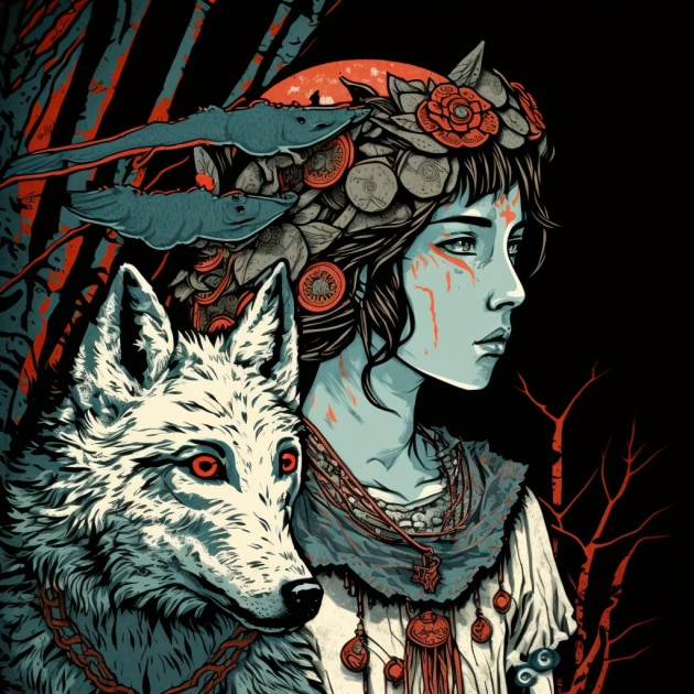 princess-mononoke-art-style-of-yuko-shimizu