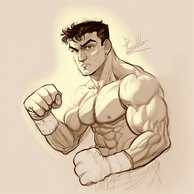 rocky-balboa-art-style-of-akihiko-yoshida