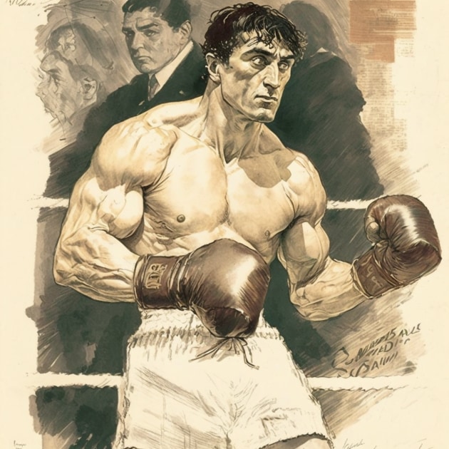 rocky-balboa-art-style-of-heinrich-kley