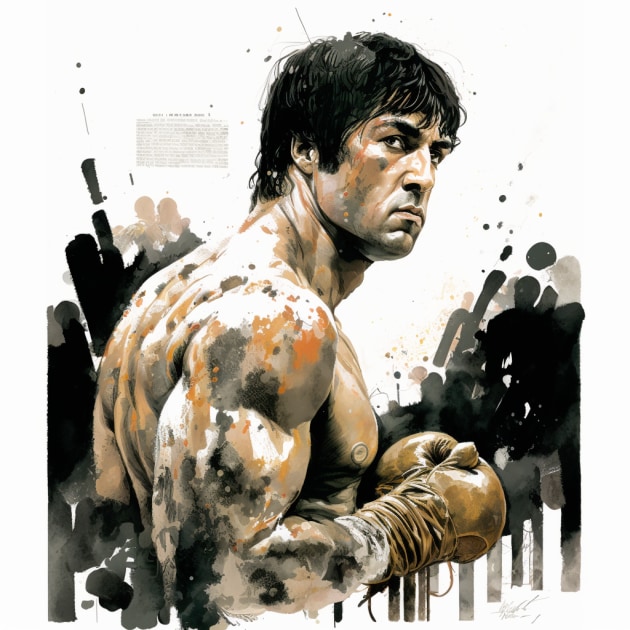 rocky-balboa-art-style-of-sergio-toppi