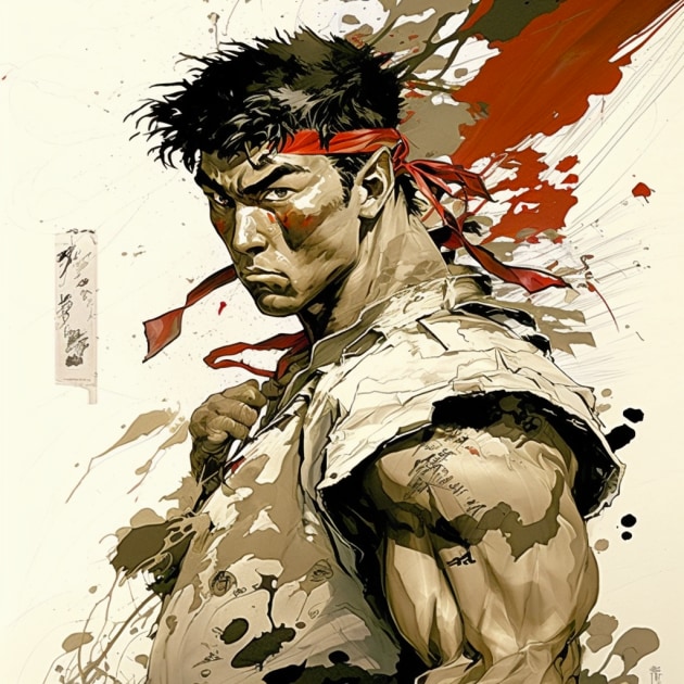 ryu-art-style-of-jim-lee