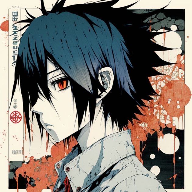 sasuke-uchiha-art-style-of-shintaro-kago