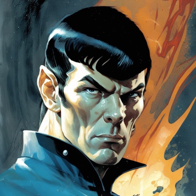 spock-art-style-of-steve-rude