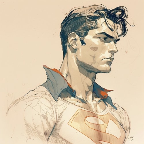 superman-art-style-of-aiartes