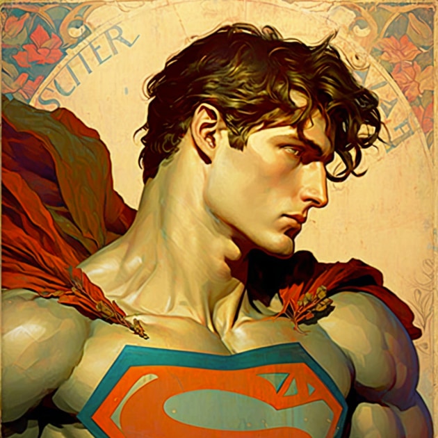 superman-art-style-of-alphonse-mucha