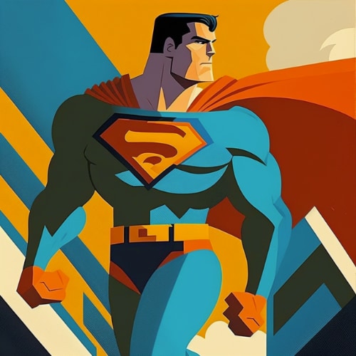 superman-art-style-of-josh-agle