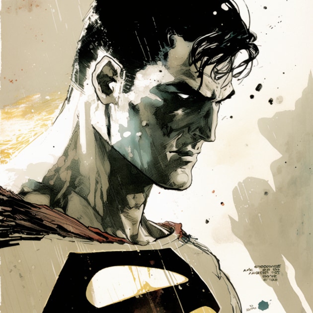 superman-art-style-of-sergio-toppi