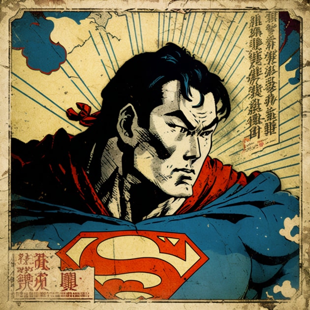 superman-art-style-of-utagawa-kuniyoshi