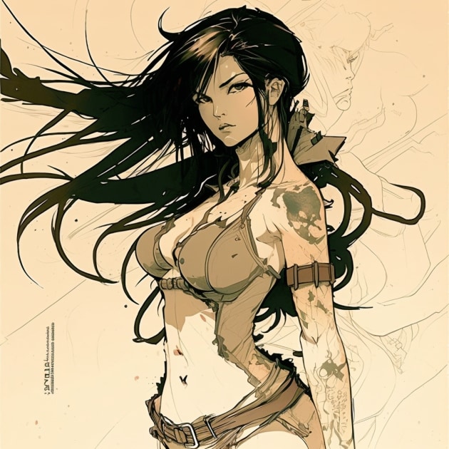 tifa-lockhart-art-style-of-aiartes