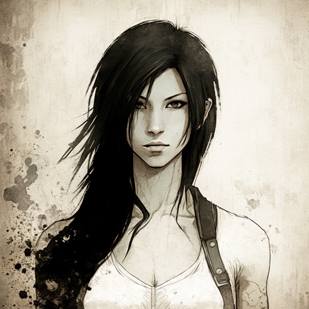 tifa-lockhart-art-style-of-gabriel-pacheco