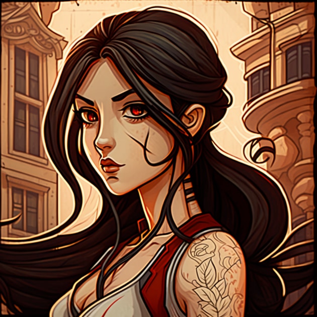 tifa-lockhart-art-style-of-kelly-vivanco