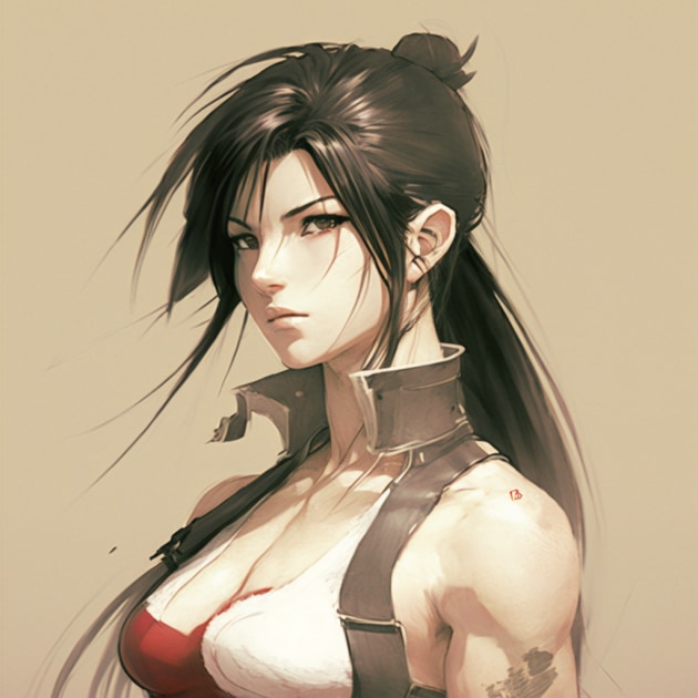 tifa-lockhart-art-style-of-masaaki-sasamoto