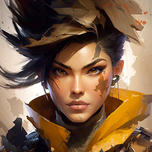 AI Art: tracer by @Monkeh