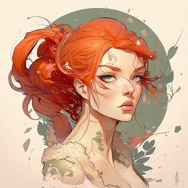 triss-merigold-art-style-of-aiartes