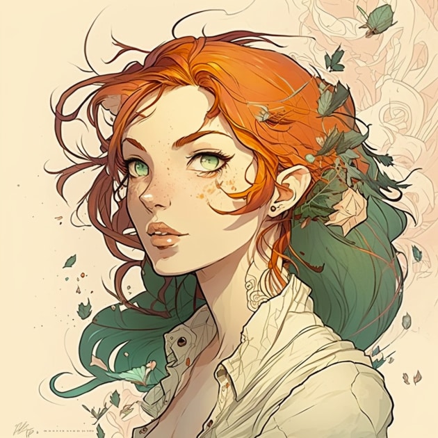 triss-merigold-art-style-of-aiartes