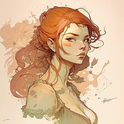 triss-merigold-art-style-of-aiartes