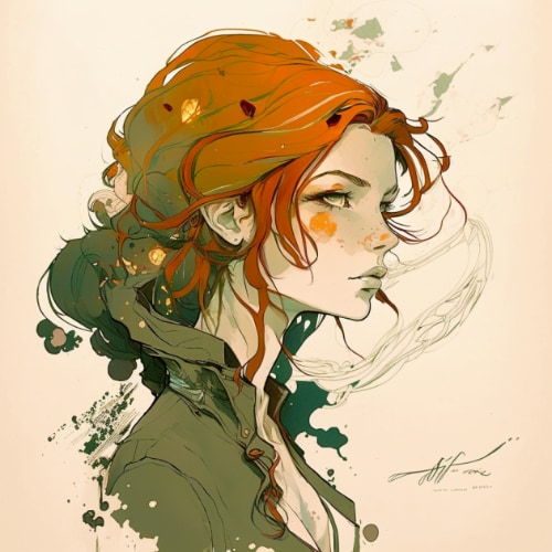 triss-merigold-art-style-of-aiartes