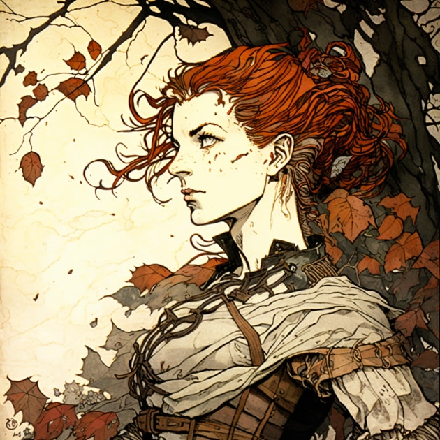 triss-merigold-art-style-of-arthur-rackham