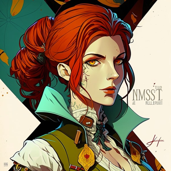 triss-merigold-art-style-of-asaf-hanuka