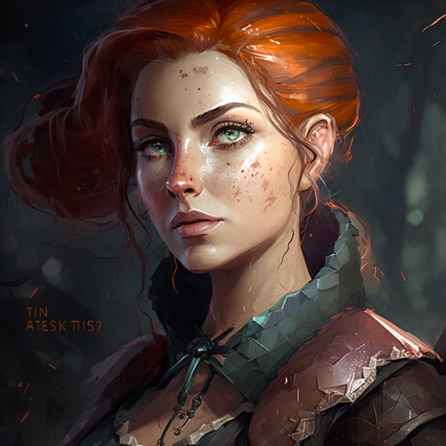 triss-merigold-art-style-of-atey-ghailan